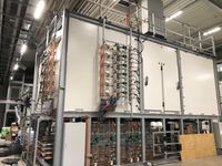 Aufbau der Hydraulik auf die Klimakammer